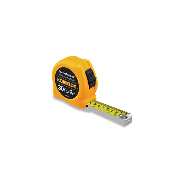 Komelon 4930IM The Professional 30-Foot Inch/Metric Scale Power Tape, Yellow