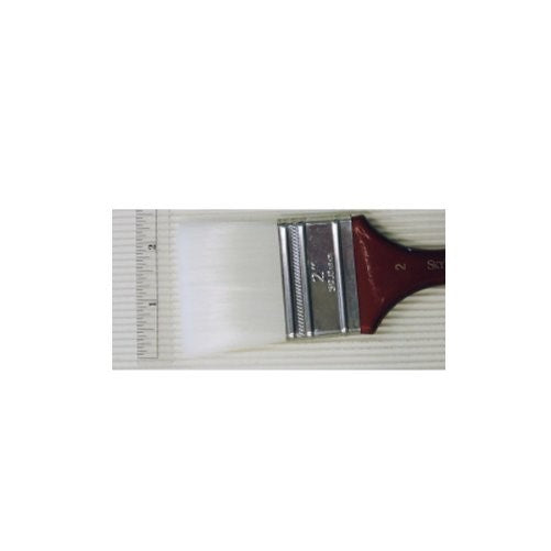 Robert Simmons by Daler-Rowney White Sable Brush, 278W Skyflow Flat Wash with Short Handle, 2 inch (220278200)