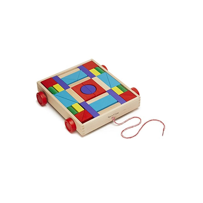 Melissa & Doug Unit Blocks on Wheels