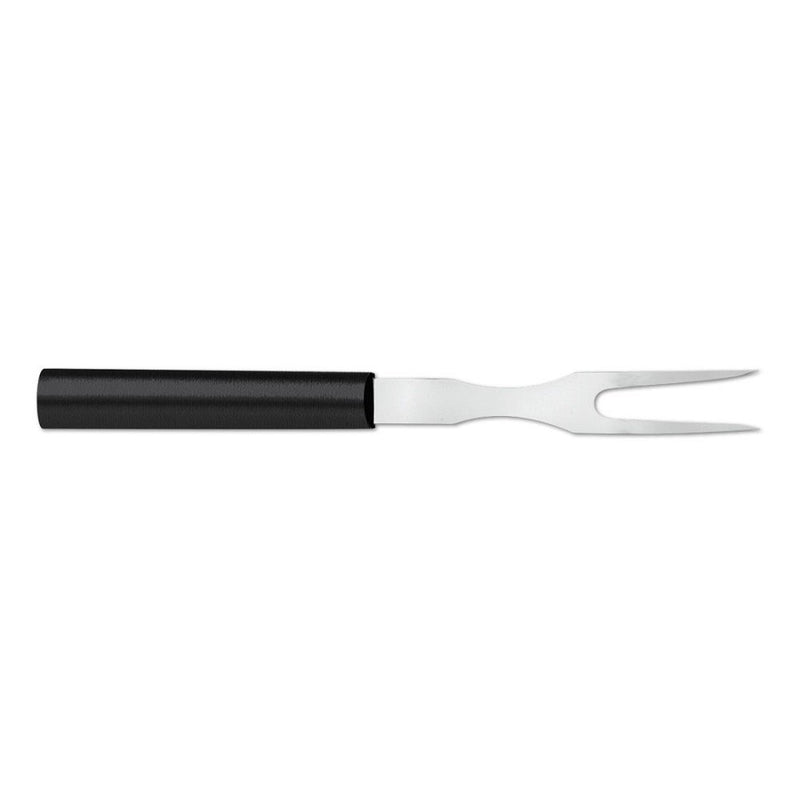 Rada Cutlery Carving Fork – Stainless Steel Tine and Black Steel Resin Handle Made in USA, 9-1/2 Inches
