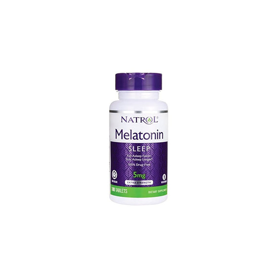 Natrol Melatonin Time Release 5mg Tablets 100 ea