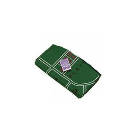 72IN X 36IN BLACKJACK/CRAPS TABLECLOTH