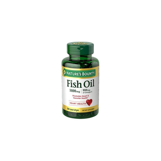 Nature's Bounty Fish Oil 1400 mg Omega-3 Softgels 39 ea