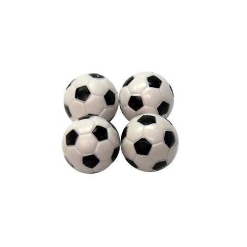 Regent Halex Replacement Foosballs (Pack of 4), Black/White, Small