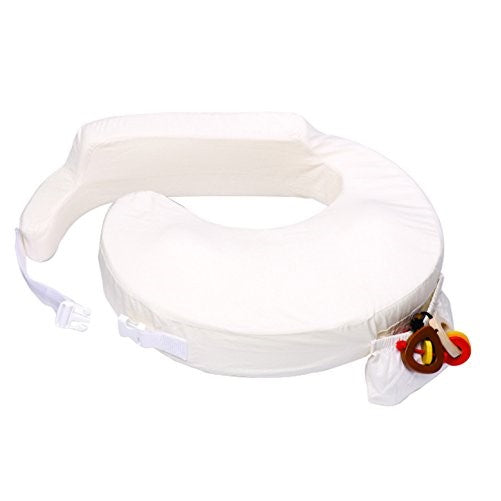 My Brest Friend Original Nursing Posture Pillow With White Organic Cotton Slipcover