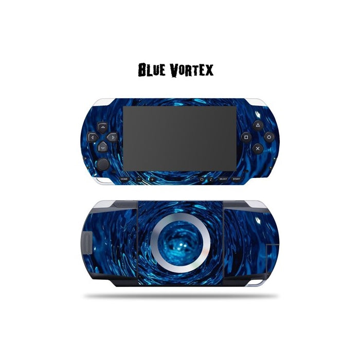 Protective Vinyl Skin Decal for SONY PSP - Blue Vortex