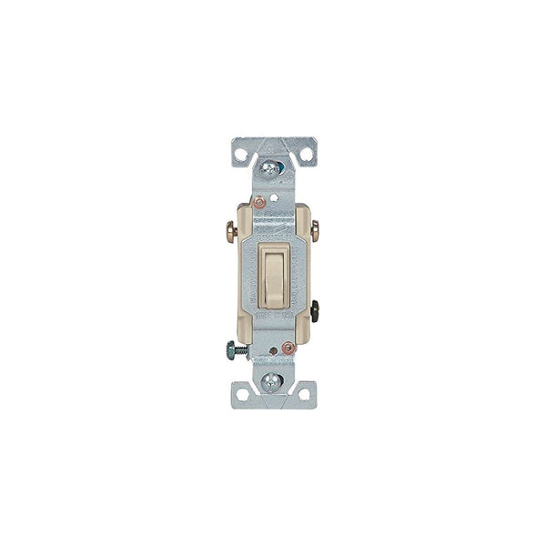 COOPER WIRING 1303V Toggle Switch, Ivory
