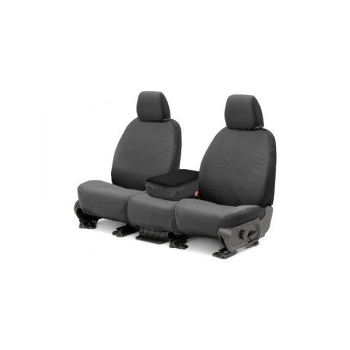 Covercraft SS3415PCGY SeatSaver Front Row Custom Fit Seat Cover for Select Ford F-250 Super Duty/Ford F-350 Super Duty Models -Polycotton (Grey)