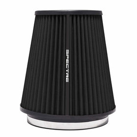 Spectre Performance HPR9891K Universal Clamp-On Air Filter: Round Tapered; 6 in (152 mm) Flange ID; 8.5 in (216 mm) Height; 7.719 in (196 mm) Base; 5.125 in (130 mm) Top