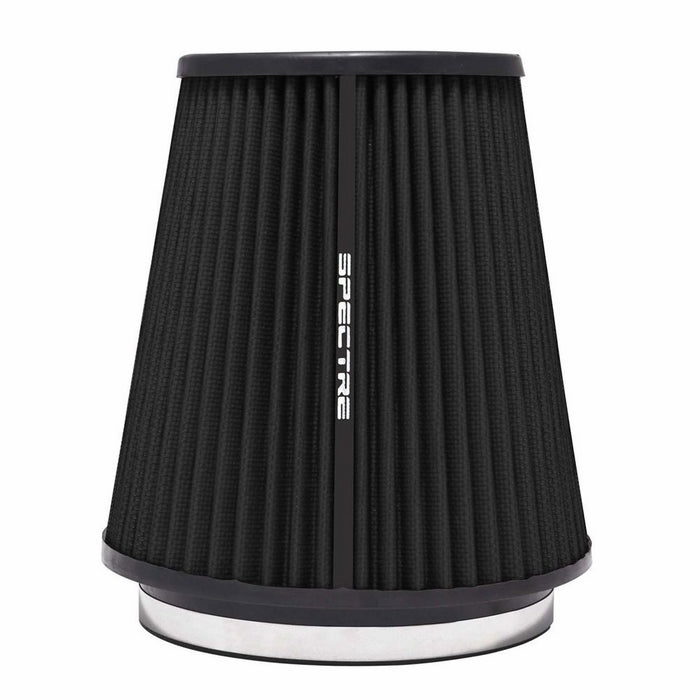 Spectre Performance HPR9891K Universal Clamp-On Air Filter: Round Tapered; 6 in (152 mm) Flange ID; 8.5 in (216 mm) Height; 7.719 in (196 mm) Base; 5.125 in (130 mm) Top