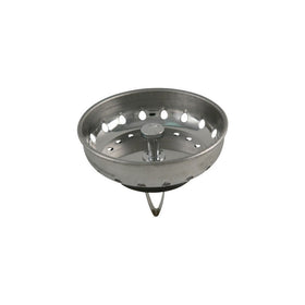Keeney K820-50 Spring Clip Style Sink Strainer Replacement Basket, Stainless Steel