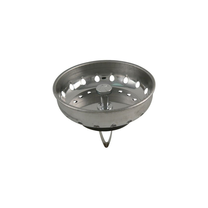 Keeney K820-50 Spring Clip Style Sink Strainer Replacement Basket, Stainless Steel
