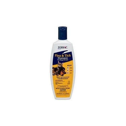 Zodiac Flea and Tick Shampoo for Dogs and Cats 12 oz.