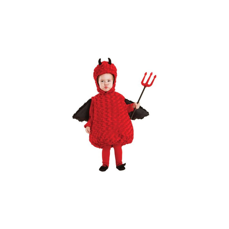 Underwraps Baby's Lil Devil Belly-Babies, Red/Black, Large