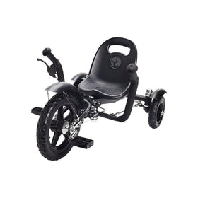 Mobo Tot Ergonomic Toddler's Three Wheeled Cruiser, Black, 12-Inch