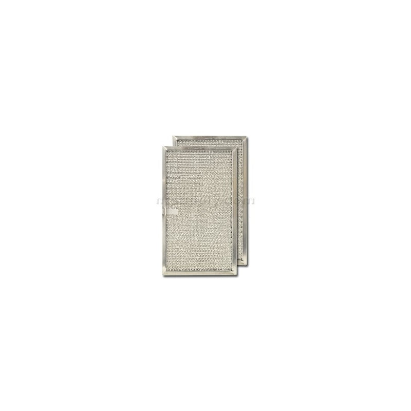Aluminum Range Hood Filter - 6-5/8" X 11-5/8" X 3/8" Pull Tab, Center - Long Side