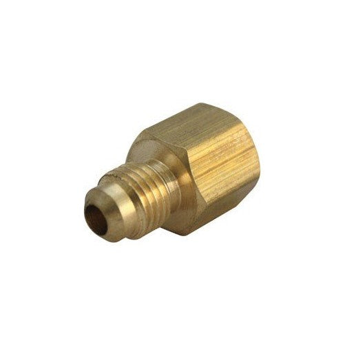 Jmf Flare Adapter 1/2 " Flare X 3/8 " Fip Yellow Brass Lead Free