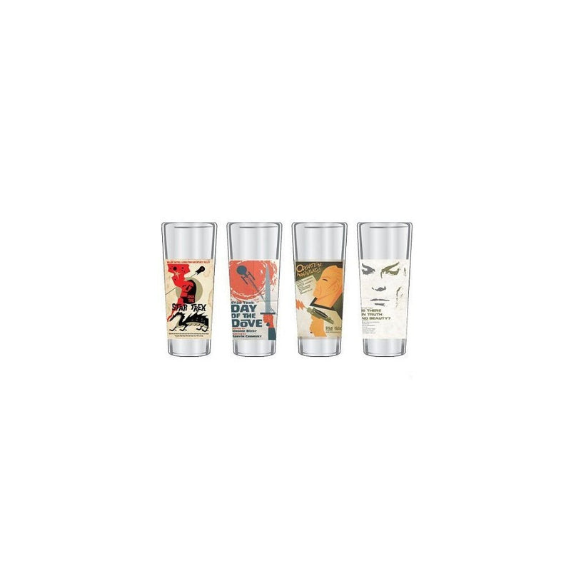 Star Trek The Original Series Fine Art Shot Glasses Set #7 of 20 (Set of 4)