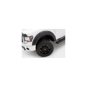 Lund RX312T Elite Series Black Rivet Style Textured Front and Rear Fender Flare - 4 Piece