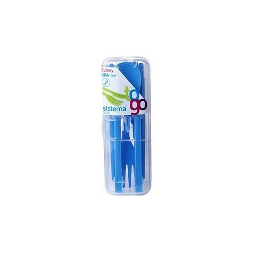 Sistema To Go Cutlery Set - Reusable - Blue