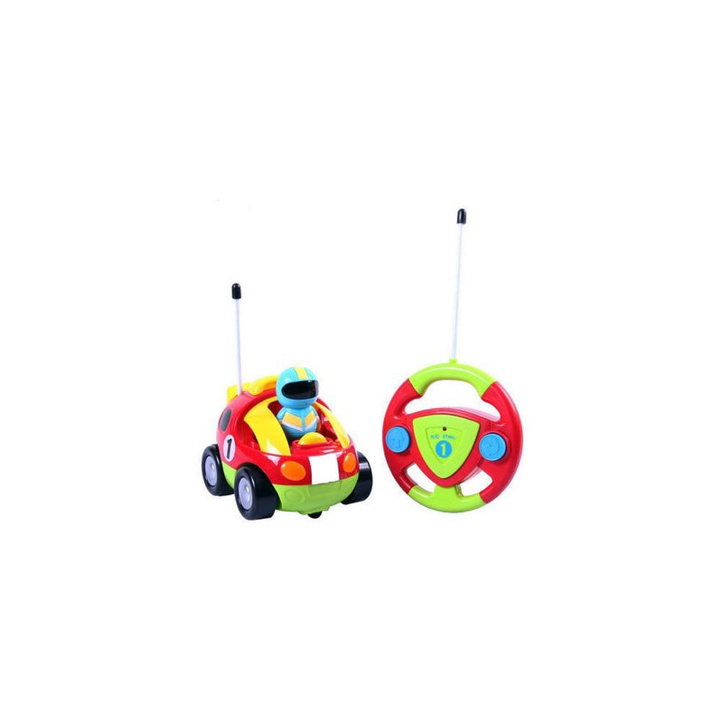 Cartoon R/C Race Car Radio Control Toy for Toddlers by Liberty Imports (ENGLISH Packaging)