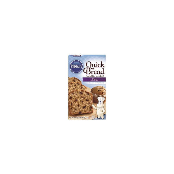 Pillsbury Date Quick Bread 16.6oz (Pack of 6)