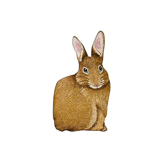 Manual Woodworkers & Weavers Bunny Hop Hare Raising Rabbit Shaped Pillow, 17.5",