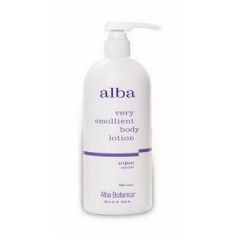 Alba Botanica Very Emollient Body Lotion, Unscented,2-pack, 32-Ounce Bottle