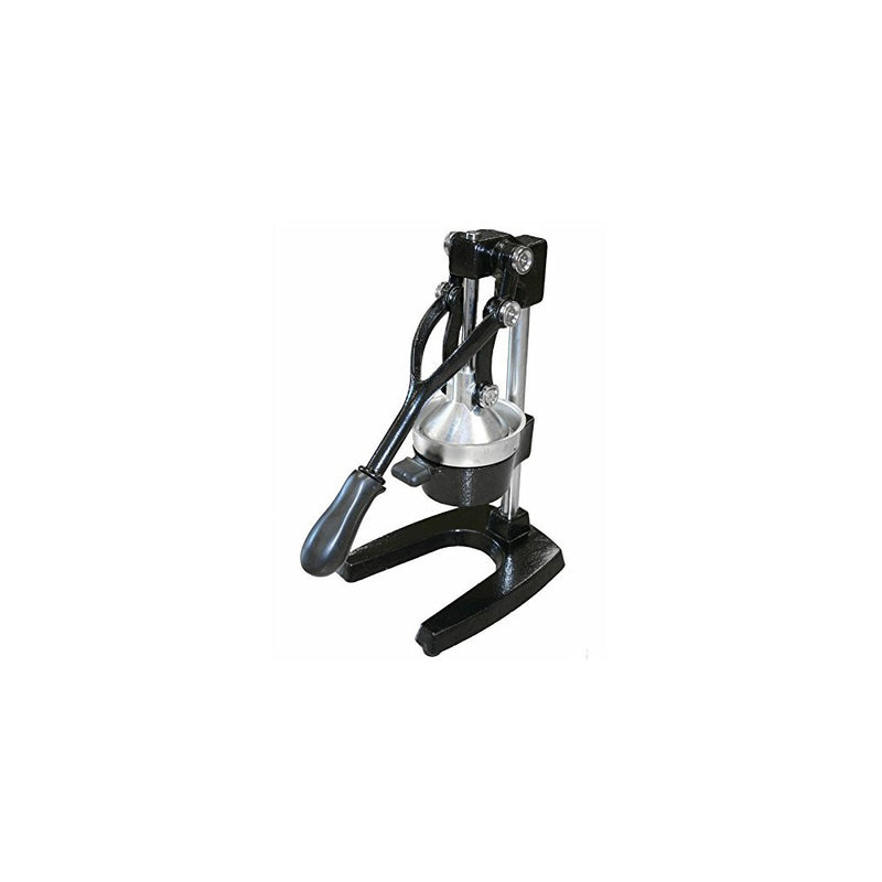 Alpine Cuisine ZE-X2 4.75" Black Stainless Steel Manual Juice Press Fruit Juicer
