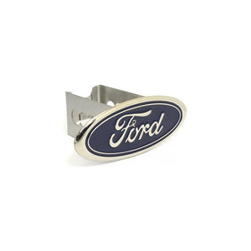 Ford Chrome Trailer 2" Hitch Plug Cover Cap Stainless Steel