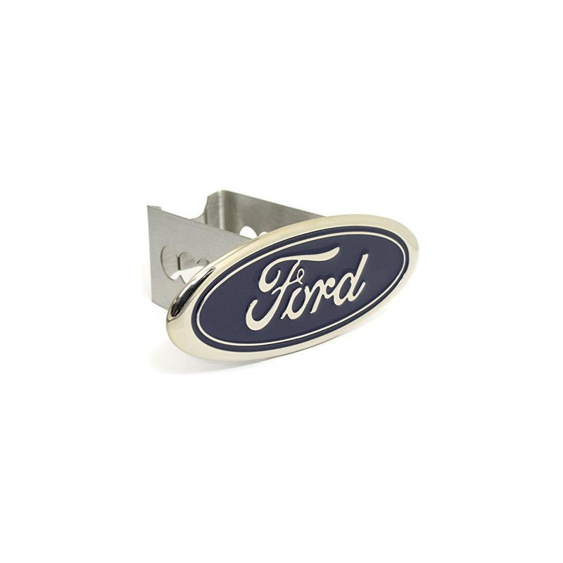Ford Chrome Trailer 2" Hitch Plug Cover Cap Stainless Steel