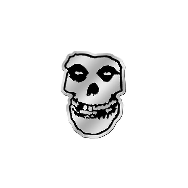 C&D Visionary Misfits Skull 8cm Silver Metal Sticker