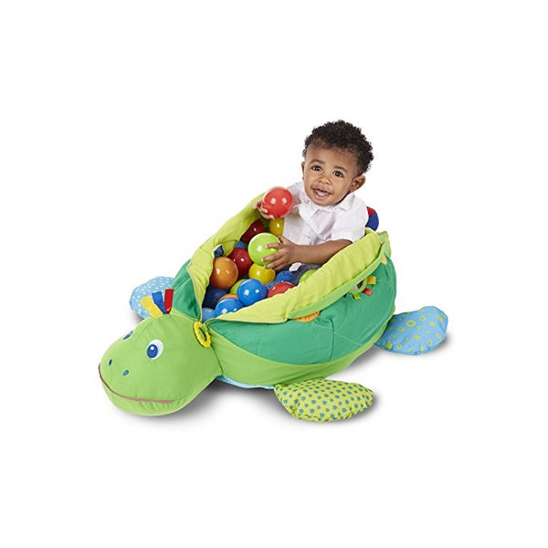 Melissa & Doug Kids Turtle Ball Pit With 60 Balls