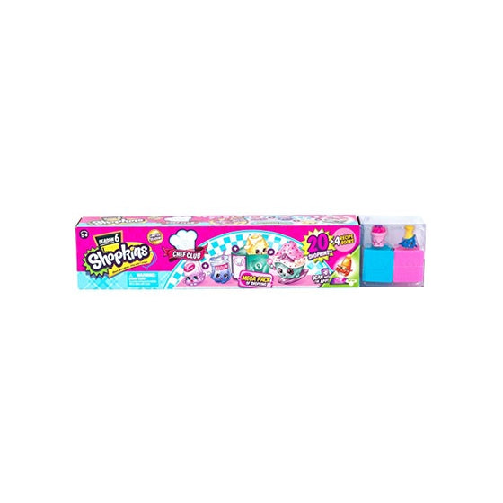Shopkins Season 6 Chef Club Mega Pack – Collectible Toy with over 20 pcs