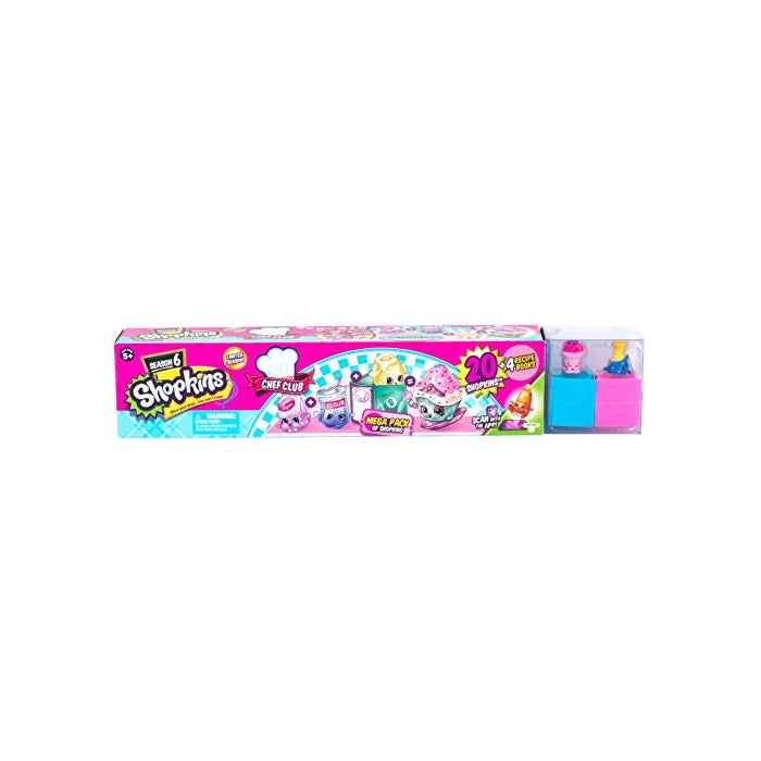 Shopkins Season 6 Chef Club Mega Pack – Collectible Toy with over 20 pcs