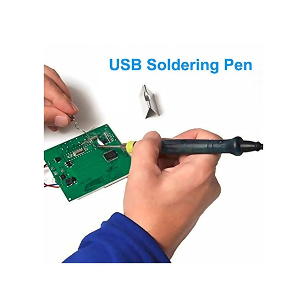NAMEO Professional Portable USB Powered Soldering Iron Pen 5V 8W with LED Indicator for DIY Soldering Welding Jobs