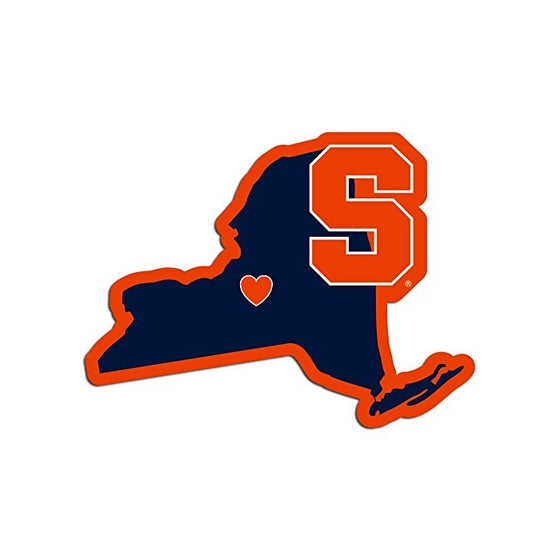 NCAA Syracuse Orange Home State Decal, 5 Inch