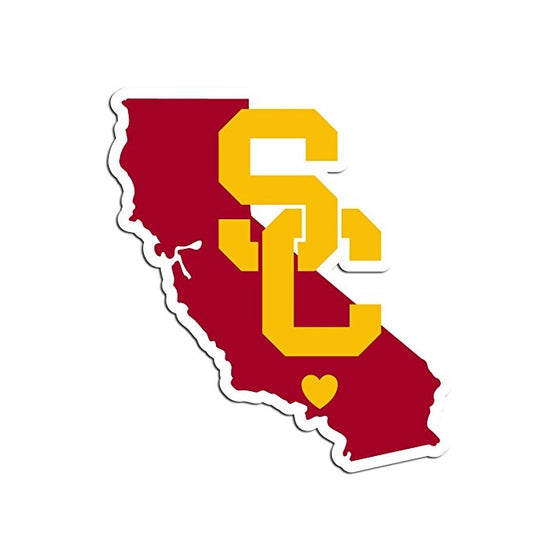 NCAA USC Trojans Home State Decal, 5 Inch