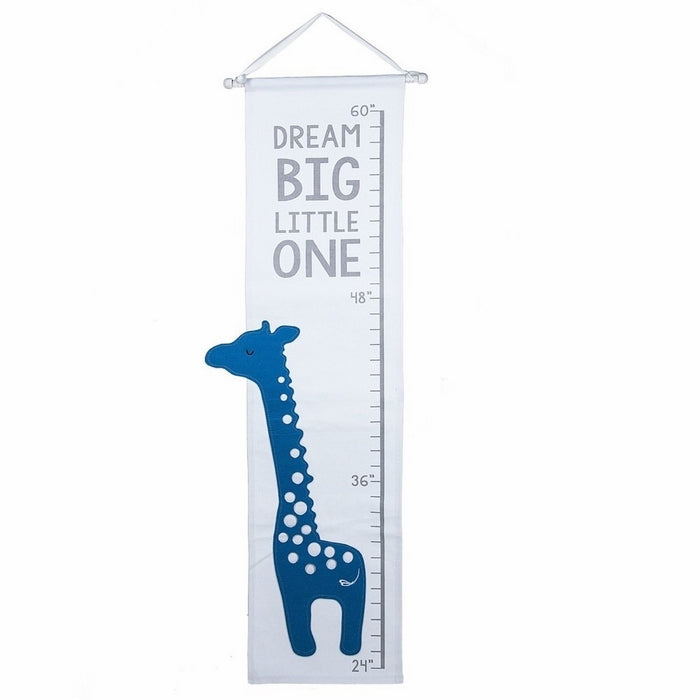 Midwest-CBK Giraffe Applique Growth Chart (Blue Giraffe)