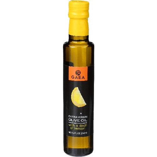 GAEA Extra Virgin Olive Oil; Lemon , Pack of 8