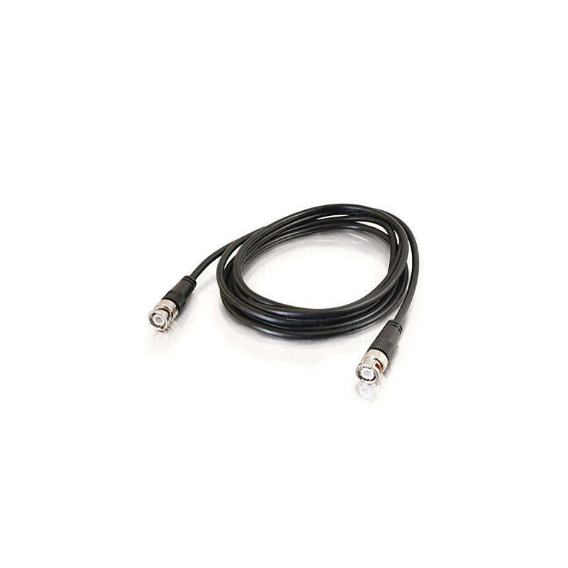 C2G/Cables to Go 03183 RG58 BNC Thinnet Coax Cable, Black (8 Feet, 2.43 Meters)