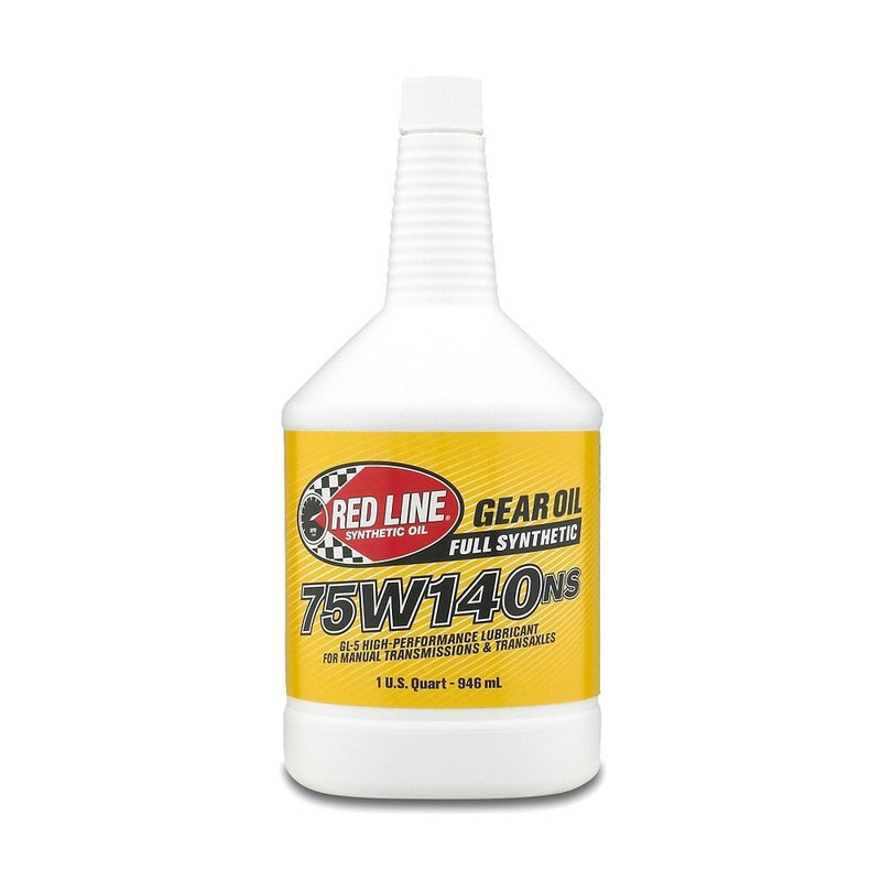 Red Line 57104 75W140NS GL-5 Gear Oil, 1 Quart, 1 Pack