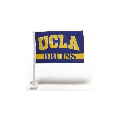 NCAA UCLA Bruins Car Flag with Free Wall Brackett