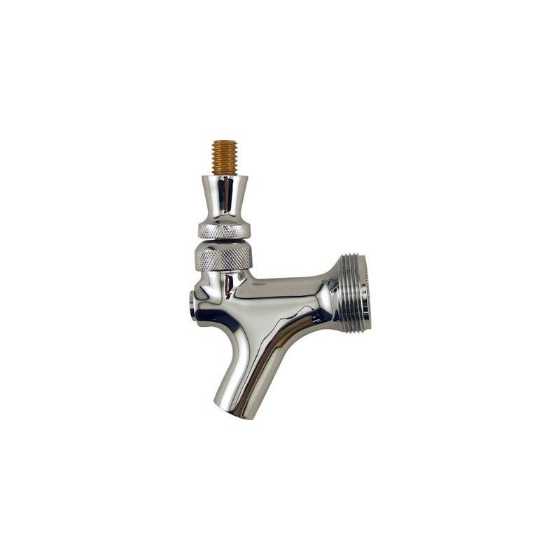 1 X Draft Beer Faucet with Brass Lever- Chrome