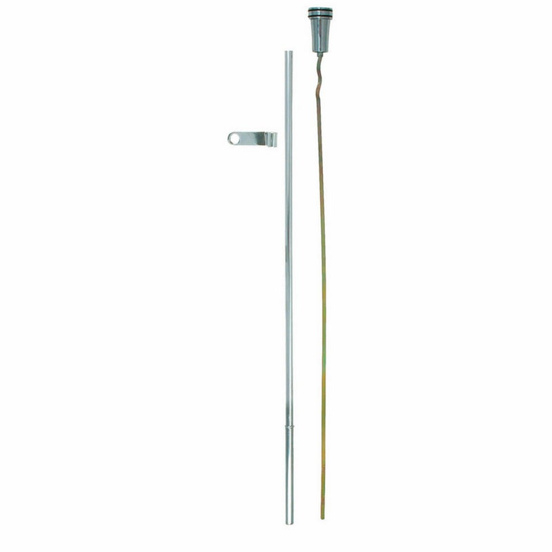 Spectre Performance 57205 Chrome Engine Oil Dipstick with O-Ring Grip Design Handle