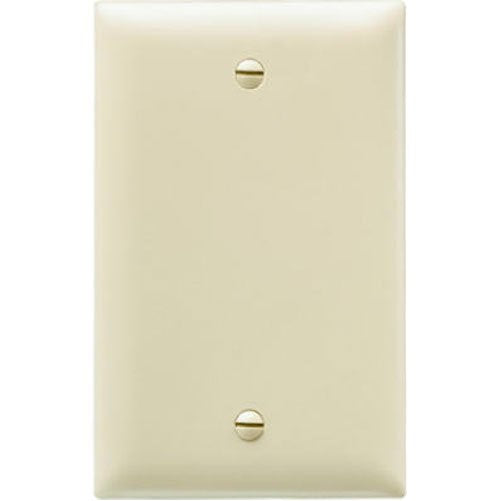 Pass and Seymour SP13I Ivory Single Gang Blank Wall Plate