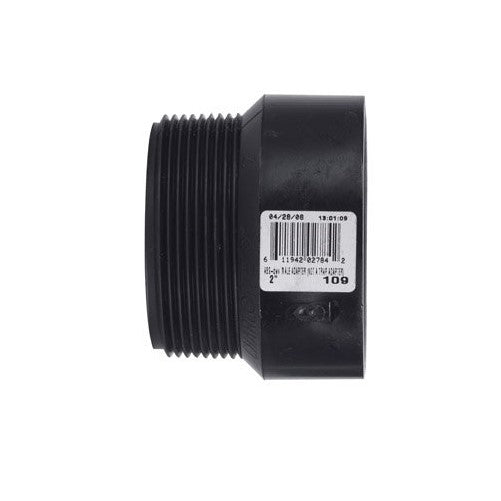 ADAPTER ABS DWV 2"HXMPT by CHARLOTTE MfrPartNo ABS00109100HA
