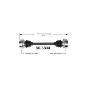 EMPI CV Joint Half Shaft 90-6804