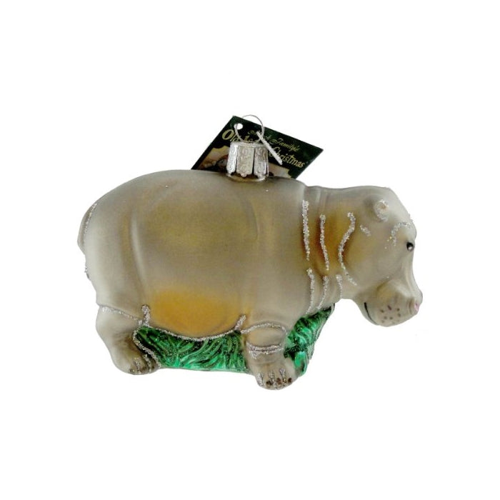 Old World Christmas Hippopotamus Ornament