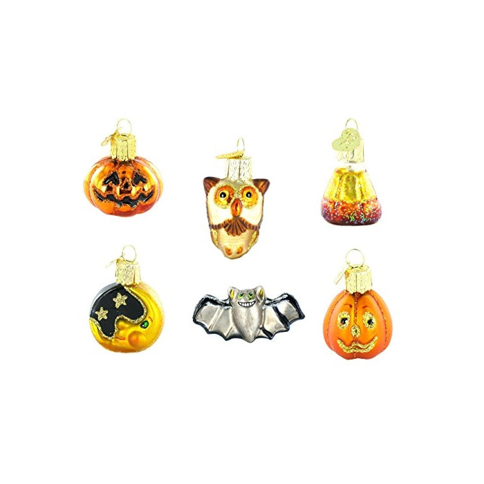 Old World Christmas Mini Halloween Ornament Set